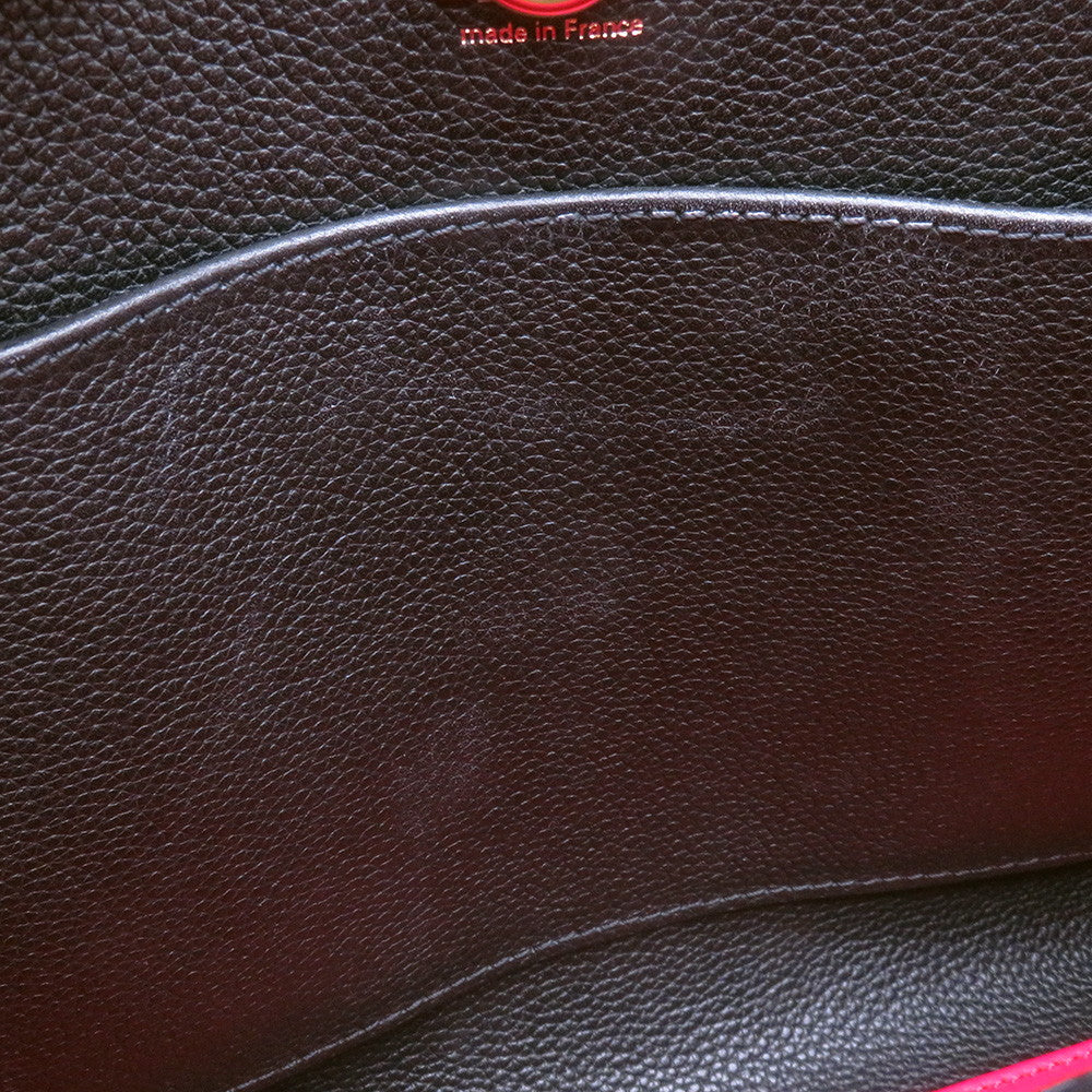 LOUIS VUITTON City Steamer Noir/RougeM54868 Leather Size PM