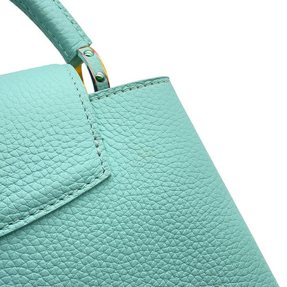 LOUIS VUITTON Capucines Light BlueM22055 Taurillon Leather Size BB