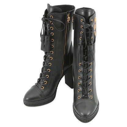 TOD’S lace-up mid-boots BlackXXW64A0X020GOCB999 Leather Size 35