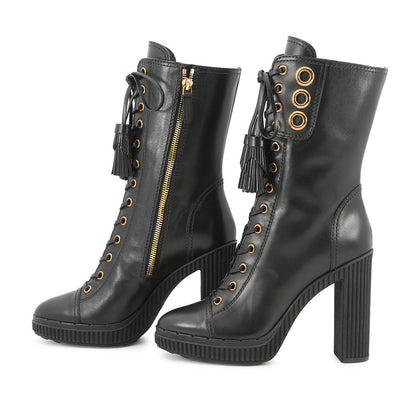 TOD’S lace-up mid-boots BlackXXW64A0X020GOCB999 Leather Size 35