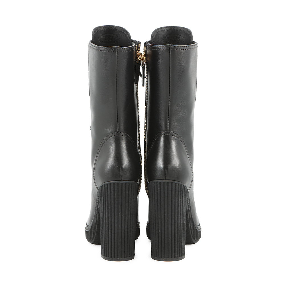 TOD’S lace-up mid-boots BlackXXW64A0X020GOCB999 Leather Size 35