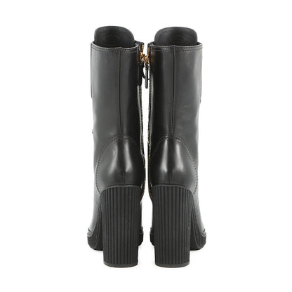 TOD’S lace-up mid-boots BlackXXW64A0X020GOCB999 Leather Size 35