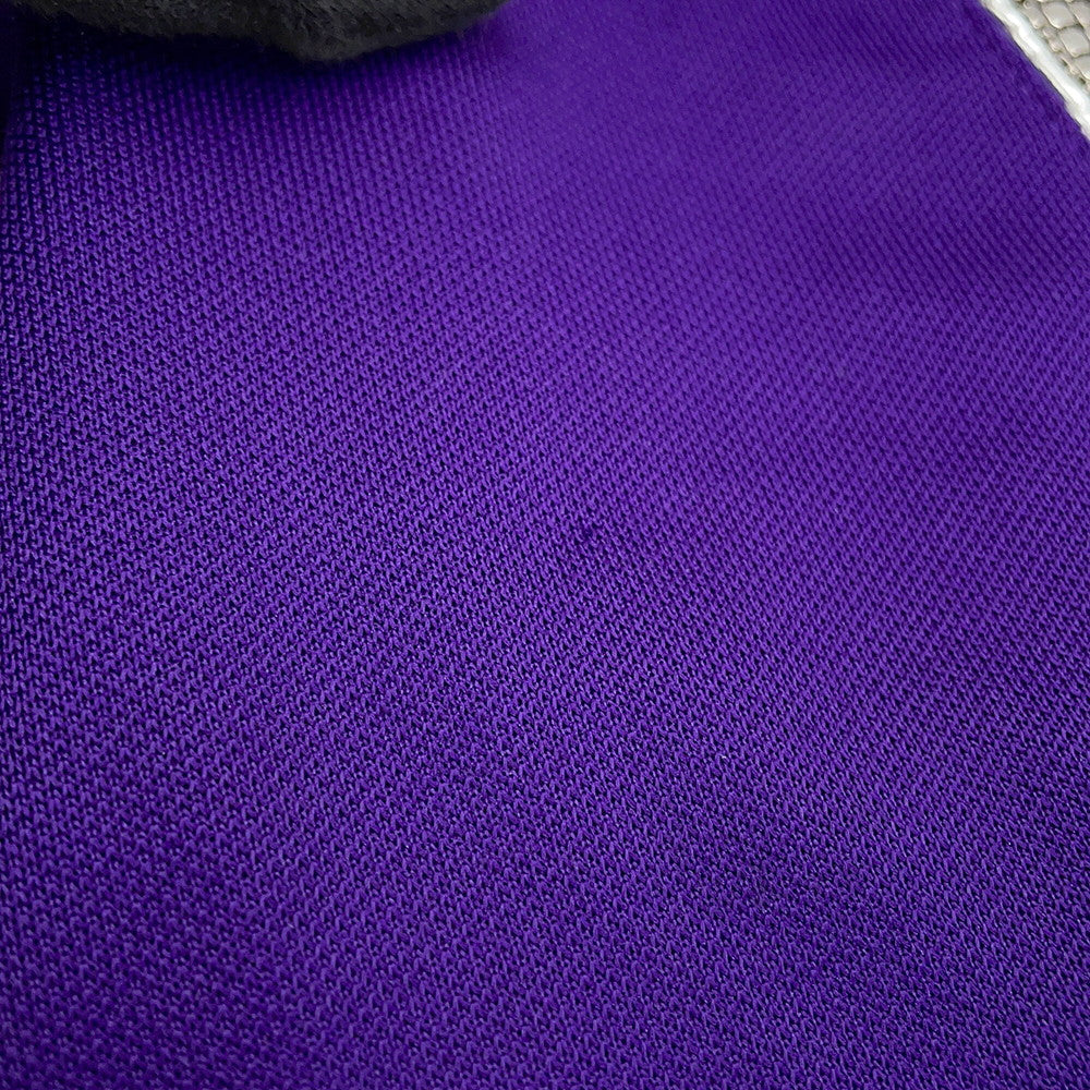GUCCI Metal Zip Track Pants Size XS(170/74A) Purple/Silver/Yellow740119 Polyester55% Cotton45%