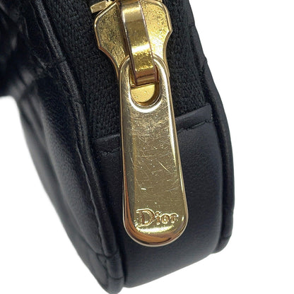 Dior Cannage Lady Dior Call'in Dior Phone Holder 2-Way BlackS0872ONMJ Lambskin