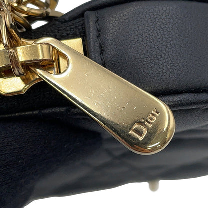 Dior Cannage Lady Dior Call'in Dior Phone Holder 2-Way BlackS0872ONMJ Lambskin