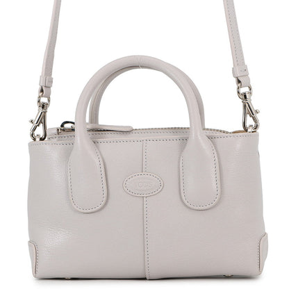 TOD’S DI 2WAYBag Light GrayXBWDBSC0100YKIB220 Leather Size Mini