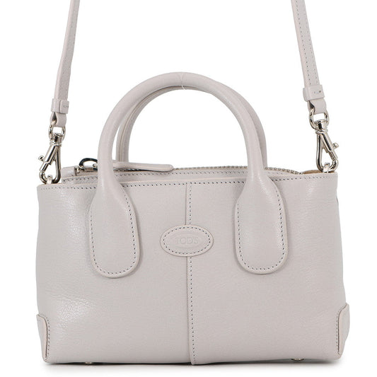 TOD’S DI 2WAYBag Light GrayXBWDBSC0100YKIB220 Leather Size Mini