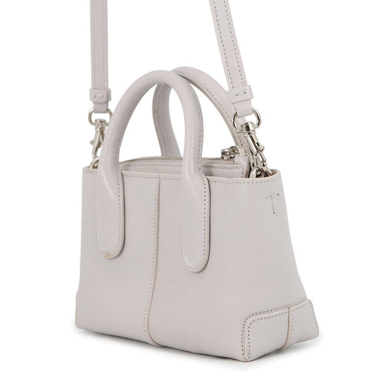 TOD’S DI 2WAYBag Light GrayXBWDBSC0100YKIB220 Leather Size Mini