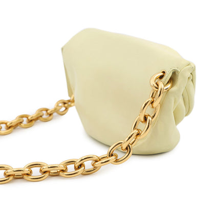 Bottega Veneta The ChainPouch ChainBag Light Yellow651445 Leather