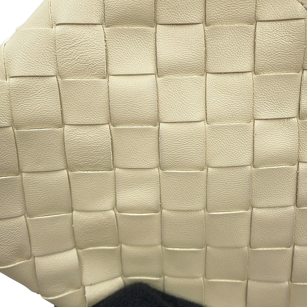 Bottega Veneta INTRECCIATO Dust Bag Shoulder Bag Ivory816987 Calf Leather Size Small