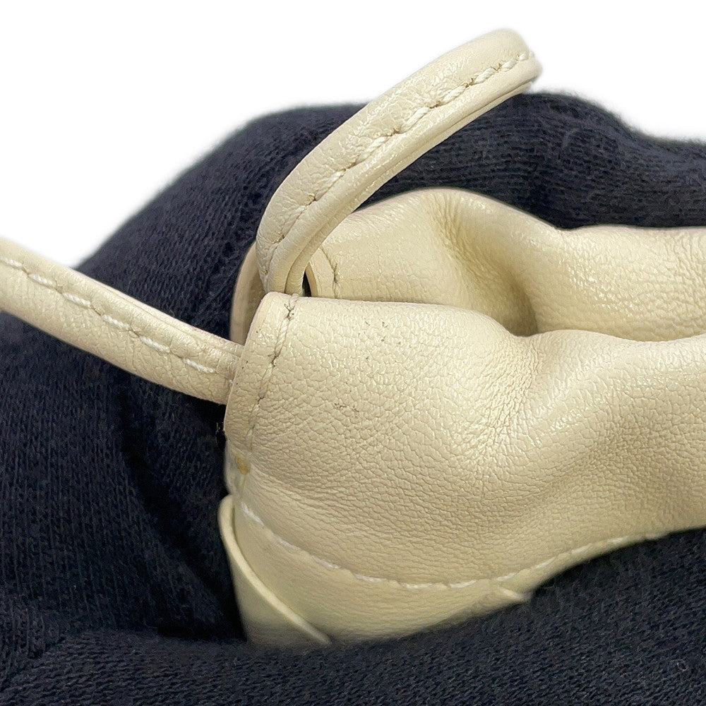 Bottega Veneta INTRECCIATO Dust Bag Shoulder Bag Ivory816987 Calf Leather Size Small