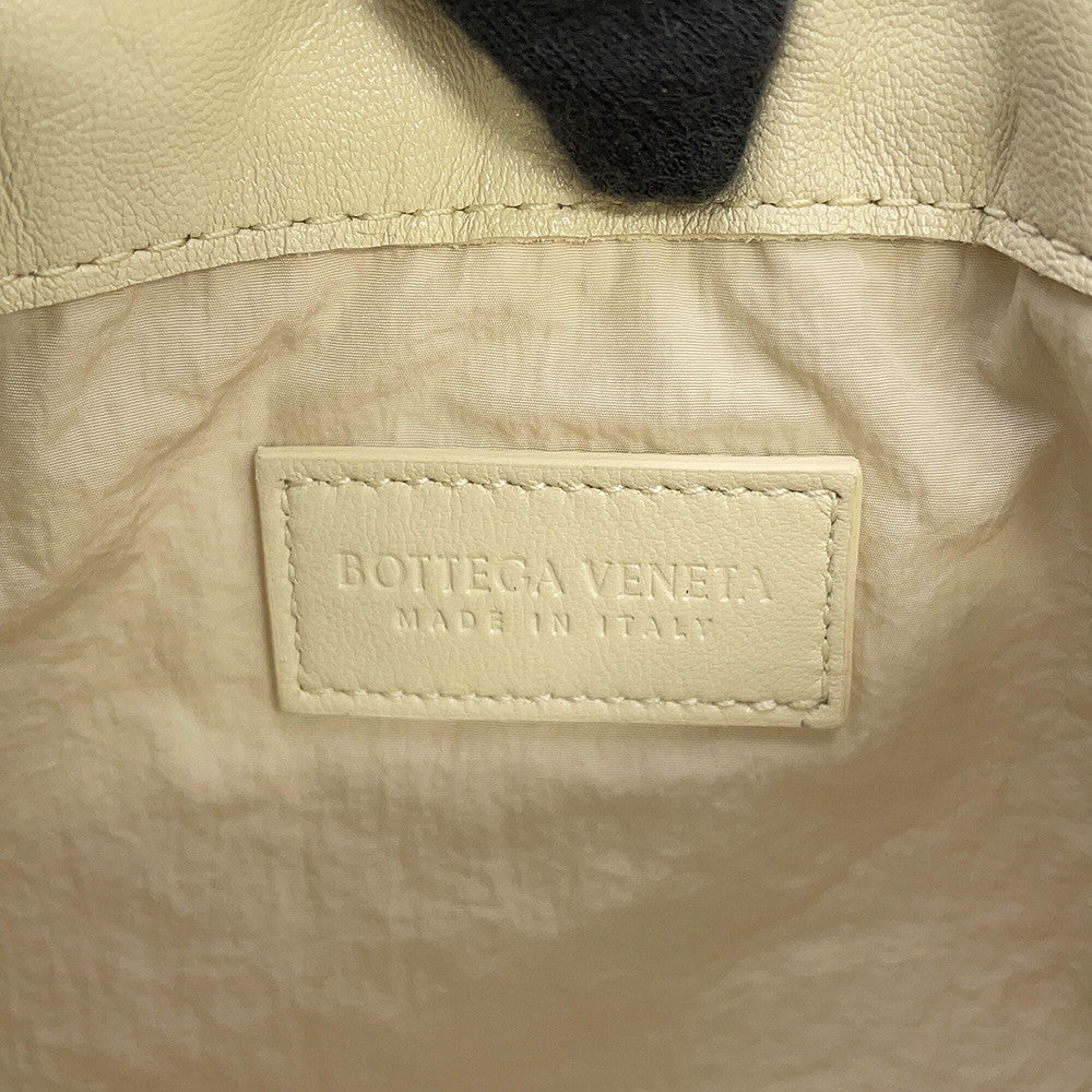 Bottega Veneta INTRECCIATO Dust Bag Shoulder Bag Ivory816987 Calf Leather Size Small