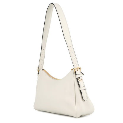 PRADA Eme Shoulder Bag White1BC229 Leather Size Medium