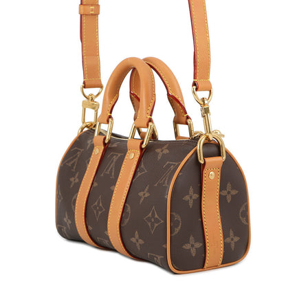 LOUIS VUITTON Keepall Bandouliere BrownM14026 Autre Cuir Monogram Size 25