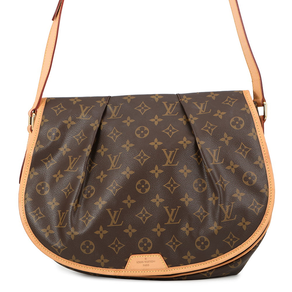 LOUIS VUITTON Menilmontant BrownM40473 Monogram Size MM