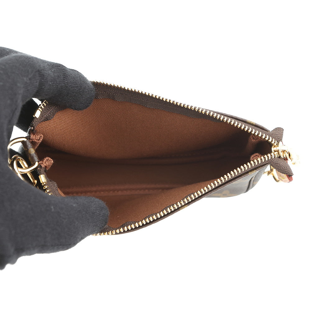LOUIS VUITTON Mini Pochette Accessoires BrownM58009 Monogram