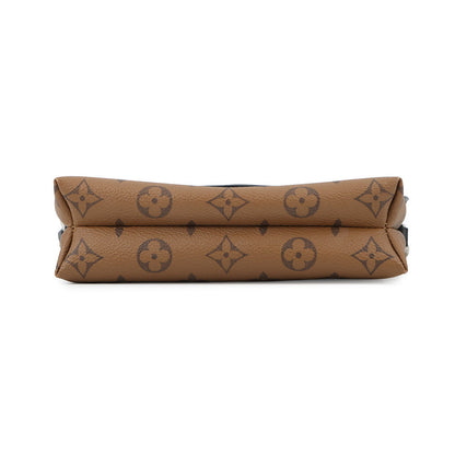 LOUIS VUITTON Monogram (Kabuki) Pochette Kabuki Mask NoirM43495 Monogram Reverse Canvas Epi Leather