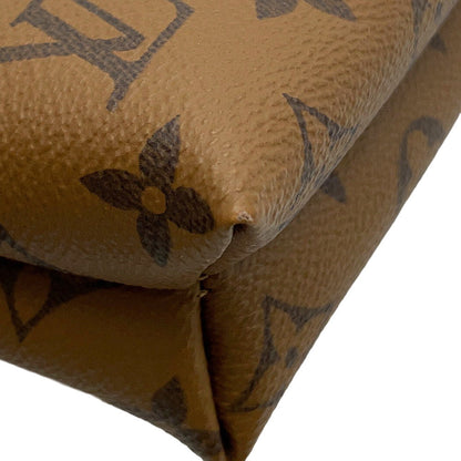 LOUIS VUITTON Monogram (Kabuki) Pochette Kabuki Mask NoirM43495 Monogram Reverse Canvas Epi Leather