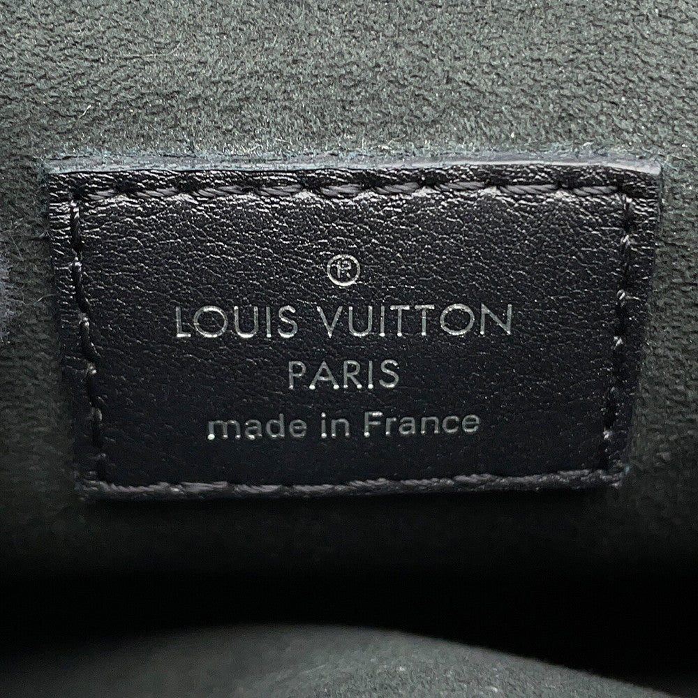 LOUIS VUITTON Monogram (Kabuki) Pochette Kabuki Mask NoirM43495 Monogram Reverse Canvas Epi Leather