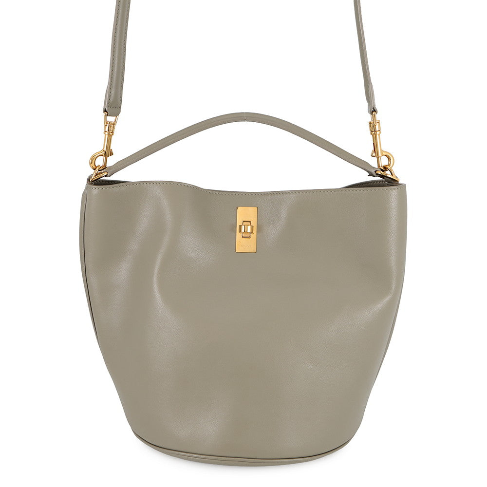 CELINE teen bucket 16 Green195573CR8 Leather