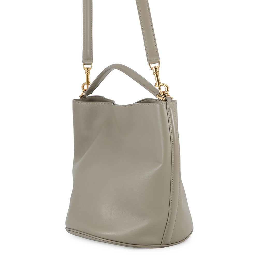 CELINE teen bucket 16 Green195573CR8 Leather