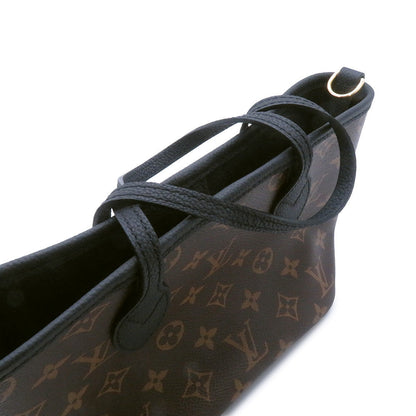LOUIS VUITTON Neverfull・Inside Out NoirM12099 Monogram Grain Leather Size BB