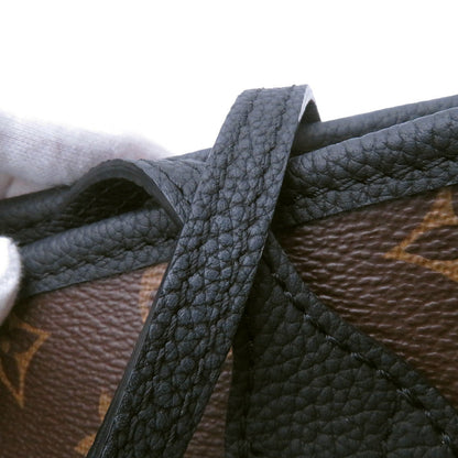 LOUIS VUITTON Neverfull・Inside Out NoirM12099 Monogram Grain Leather Size BB