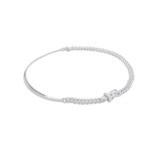 HERMES BoucleSellier Inflexible Necklace Size PM/44 SV925
