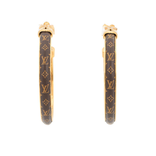 LOUIS VUITTON Earrings・LV SignatureM01627 Metal Monogram