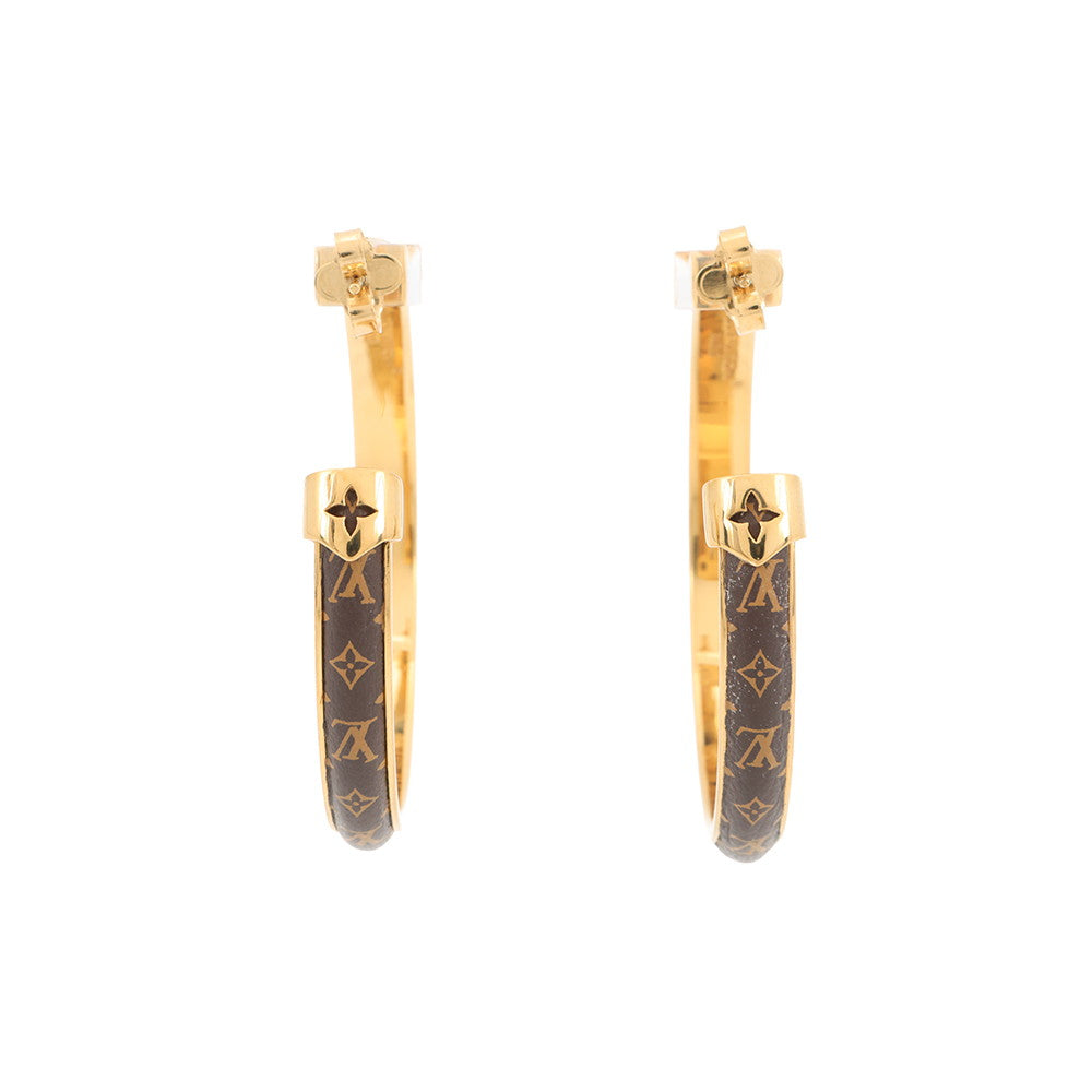 LOUIS VUITTON Earrings・LV SignatureM01627 Metal Monogram
