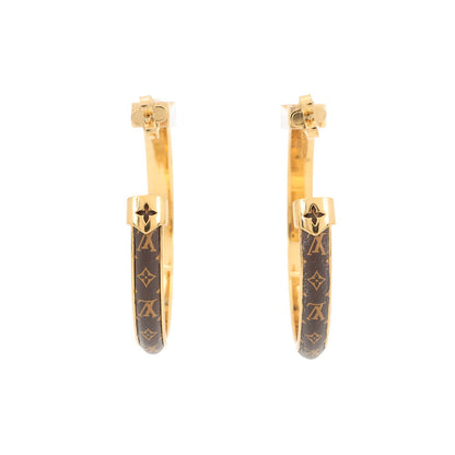 LOUIS VUITTON Earrings・LV SignatureM01627 Metal Monogram