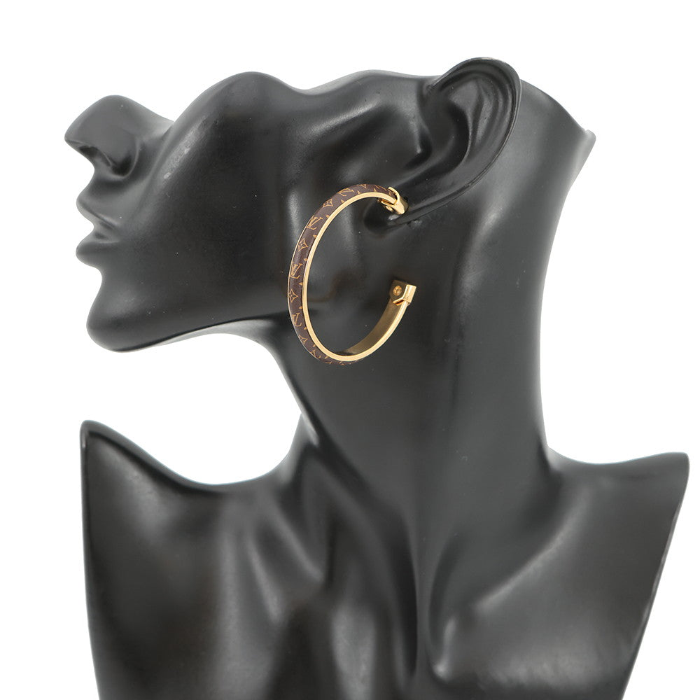 LOUIS VUITTON Earrings・LV SignatureM01627 Metal Monogram