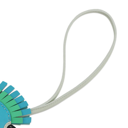 HERMES Gee Camail Blue Azteque/Black/Vert Comic/Vert Fizz Lambskin