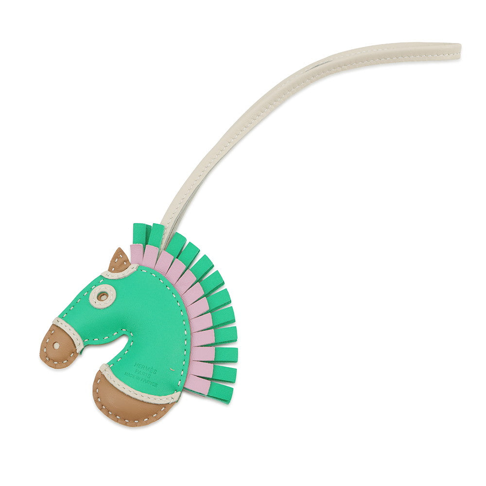 HERMES Gee Camail Menthe/ Mauve Sylvestre/Chai/Nata Lambskin