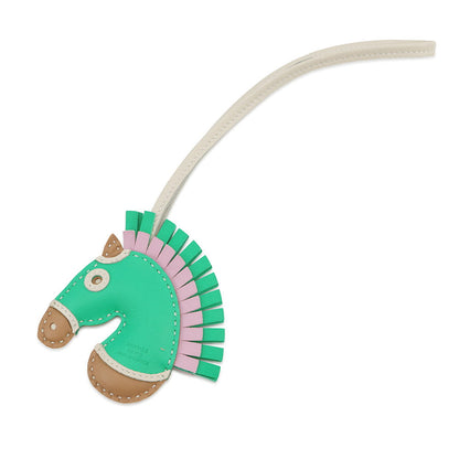 HERMES Gee Camail Menthe/ Mauve Sylvestre/Chai/Nata Lambskin