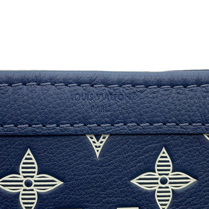 LOUIS VUITTON Gaston Wearable Wallet Navy/WhiteM83384 Monogram Shadow