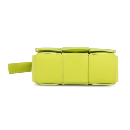 Bottega Veneta Candy Cassette Mini Shoulder Bag Acid kiwi666688 Lambskin