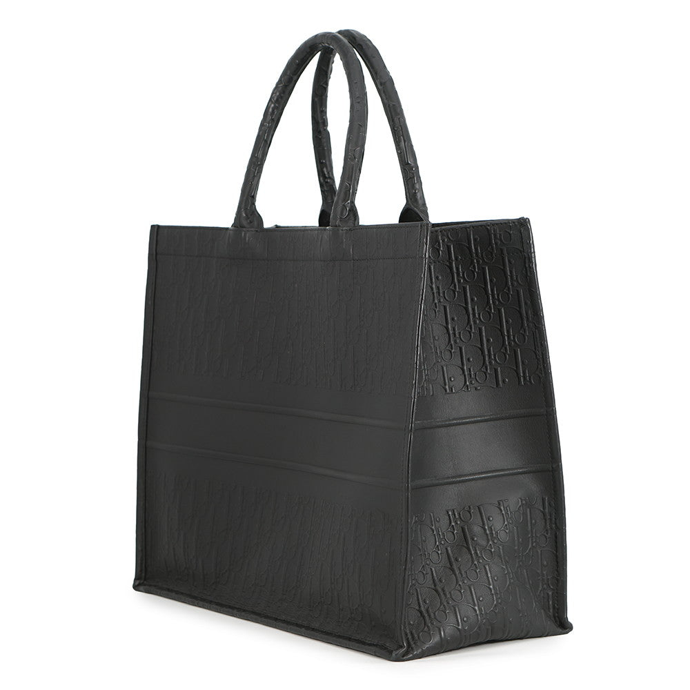 Dior Book tote BlackM1286ZWSO Calf Leather Size Large