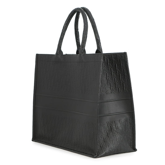 Dior Book tote BlackM1286ZWSO Calf Leather Size Large