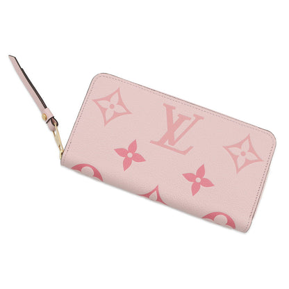 LOUIS VUITTON Zippy Wallet Buton de RoseM80403 Monogram Empreinte Leather