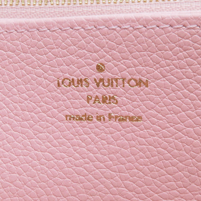 LOUIS VUITTON Zippy Wallet Buton de RoseM80403 Monogram Empreinte Leather