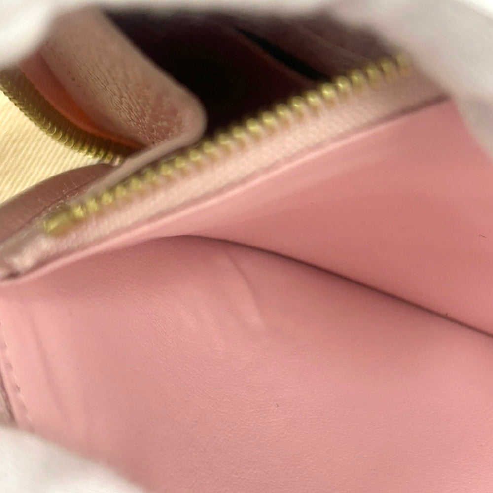 LOUIS VUITTON Zippy Wallet Buton de RoseM80403 Monogram Empreinte Leather