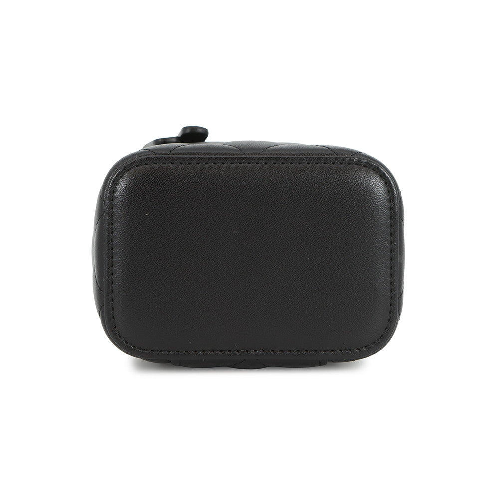 CHANEL Matelasse Small Vanity BlackAP2198 Lambskin Size Small