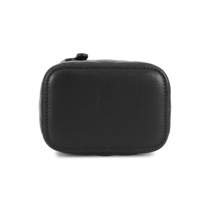 CHANEL Matelasse Small Vanity BlackAP2198 Lambskin Size Small