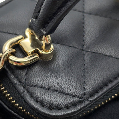 CHANEL Matelasse Small Vanity BlackAP2198 Lambskin Size Small