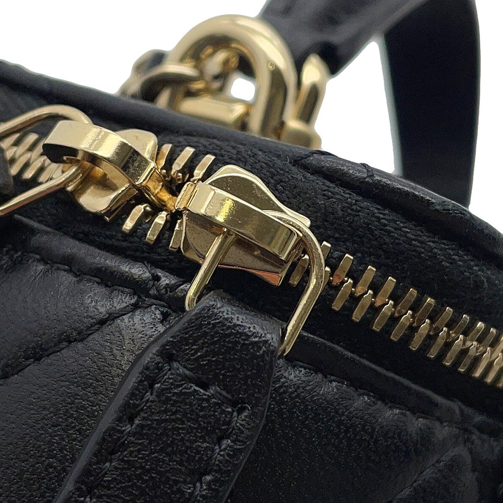 CHANEL Matelasse Small Vanity BlackAP2198 Lambskin Size Small