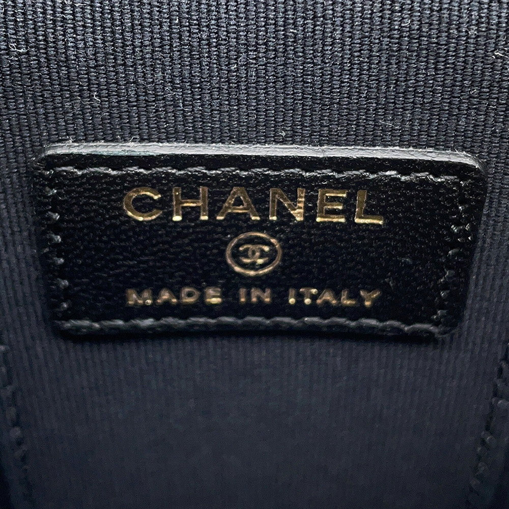 CHANEL Matelasse Small Vanity BlackAP2198 Lambskin Size Small