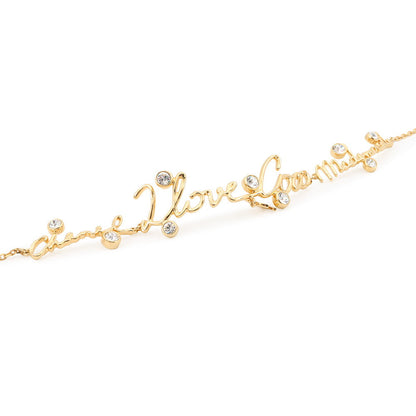 CHANEL I LOVE COCO NecklaceABD427 Gold Plated MetalStone
