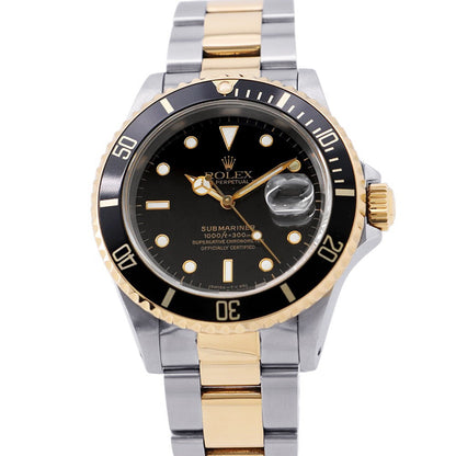 ROLEX Submariner Date W40mm Stainless Steel K18YG Black Dial16613