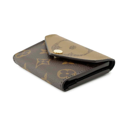 LOUIS VUITTON Portefeuille Zoe NoirM80725 Monogram/Monogram Reverse Canvas
